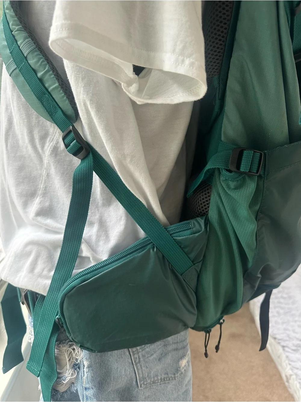 Quest Expedition 65L Internal Frame Gorpcore CabinCore Backpack Green